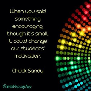 Quote from Chuck Sandy